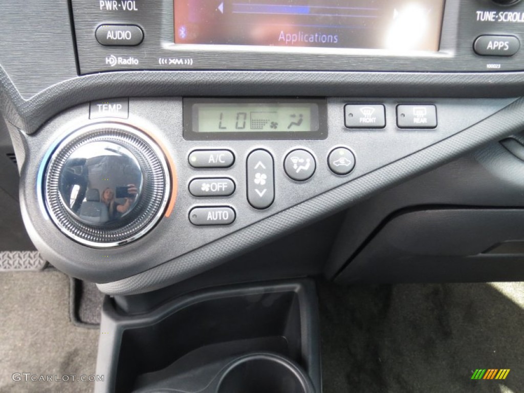 2012 Toyota Prius c Hybrid Four Controls Photo #72365565