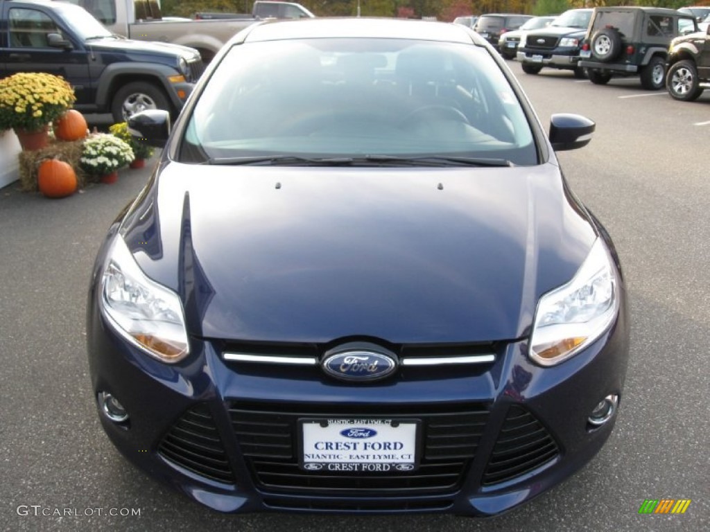 2012 Focus SEL 5-Door - Kona Blue Metallic / Charcoal Black photo #2