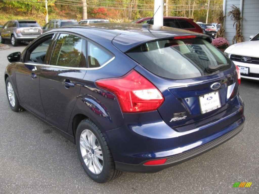 2012 Focus SEL 5-Door - Kona Blue Metallic / Charcoal Black photo #5