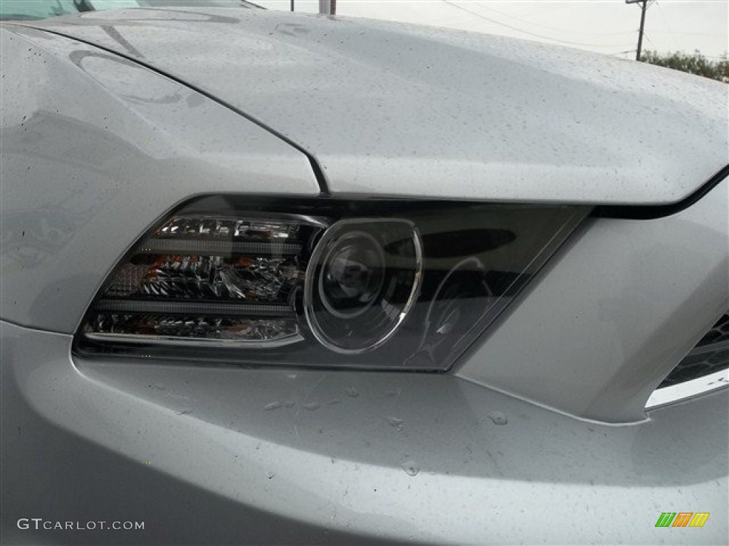 2013 Mustang V6 Coupe - Ingot Silver Metallic / Charcoal Black photo #14