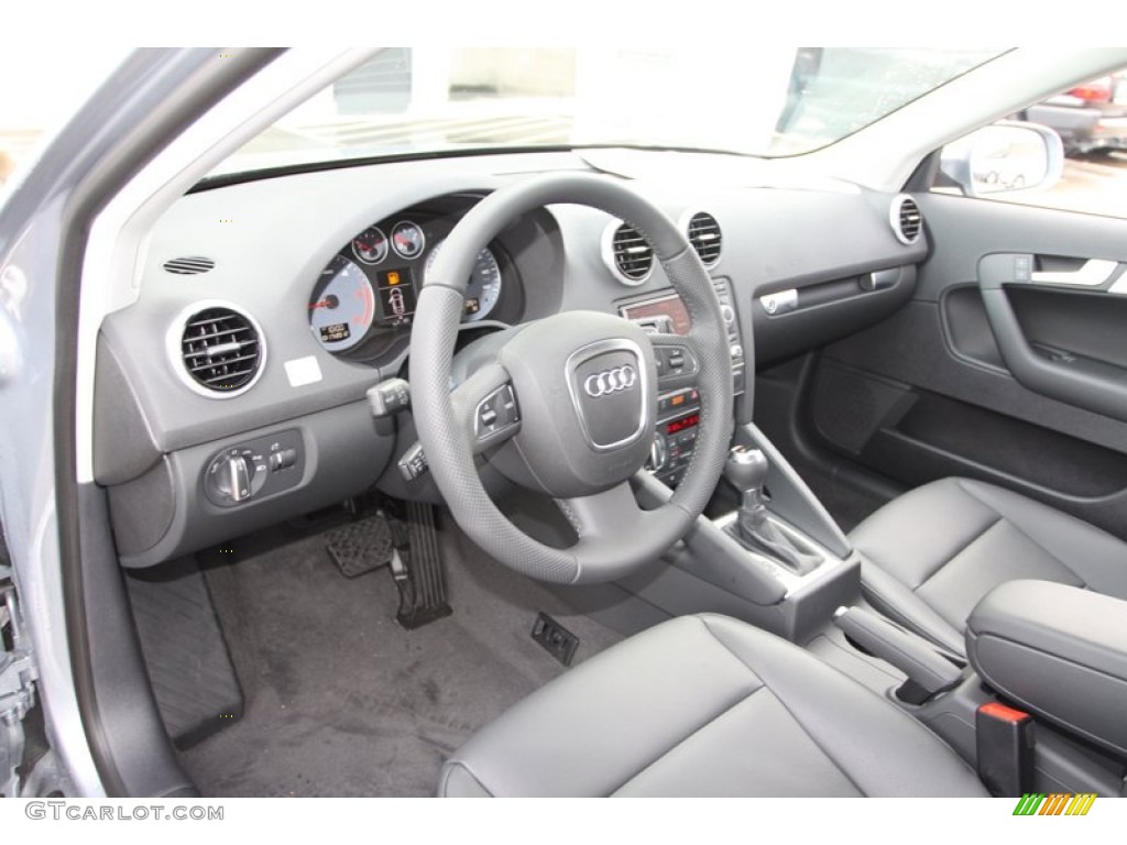 Black Interior 2013 Audi A3 2.0 TDI Photo #72367863