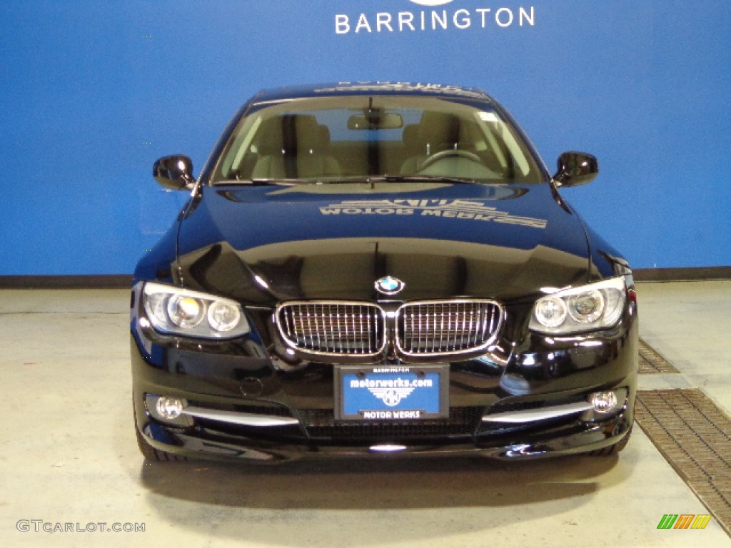 2011 3 Series 328i xDrive Coupe - Jet Black / Black Dakota Leather photo #2