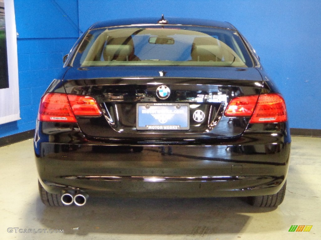 2011 3 Series 328i xDrive Coupe - Jet Black / Black Dakota Leather photo #7