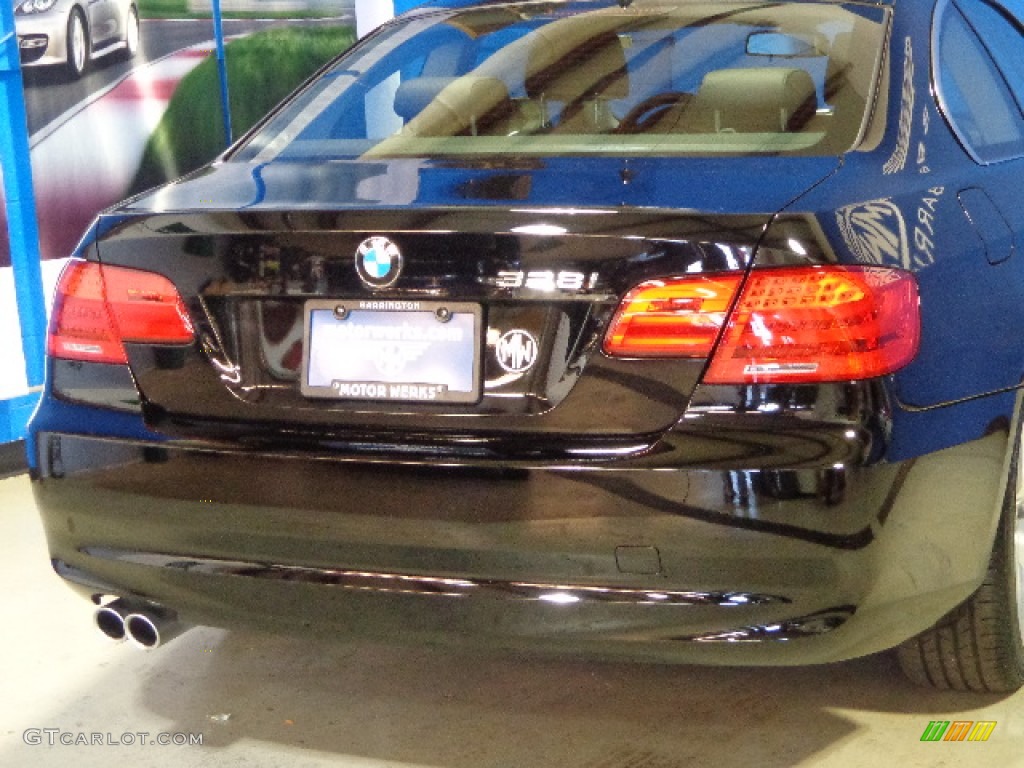 2011 3 Series 328i xDrive Coupe - Jet Black / Black Dakota Leather photo #9