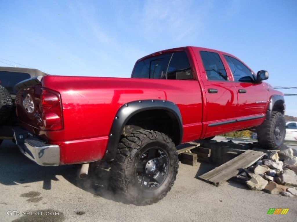 Inferno Red Crystal Pearl 2007 Dodge Ram 1500 SLT Quad Cab 4x4 Exterior Photo #72369131