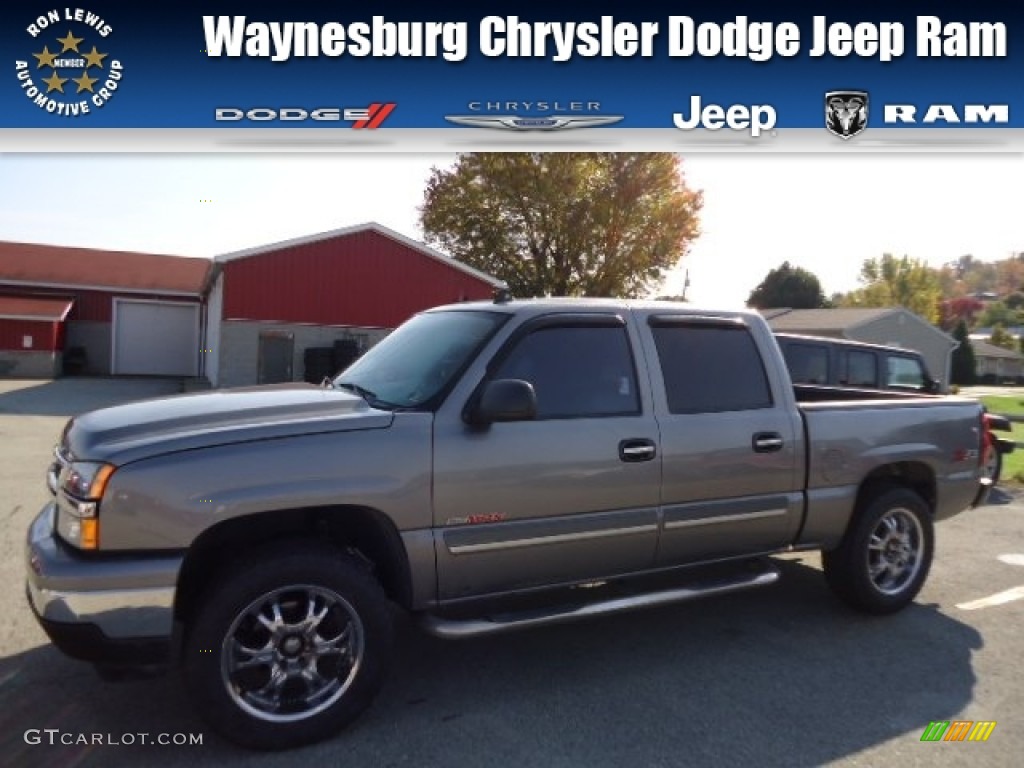 2006 Silverado 1500 Z71 Crew Cab 4x4 - Graystone Metallic / Dark Charcoal photo #1