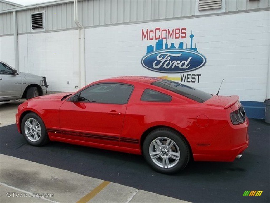 2013 Mustang V6 Coupe - Race Red / Charcoal Black photo #3