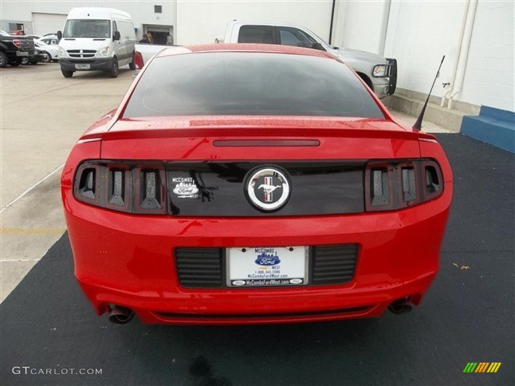 2013 Mustang V6 Coupe - Race Red / Charcoal Black photo #4