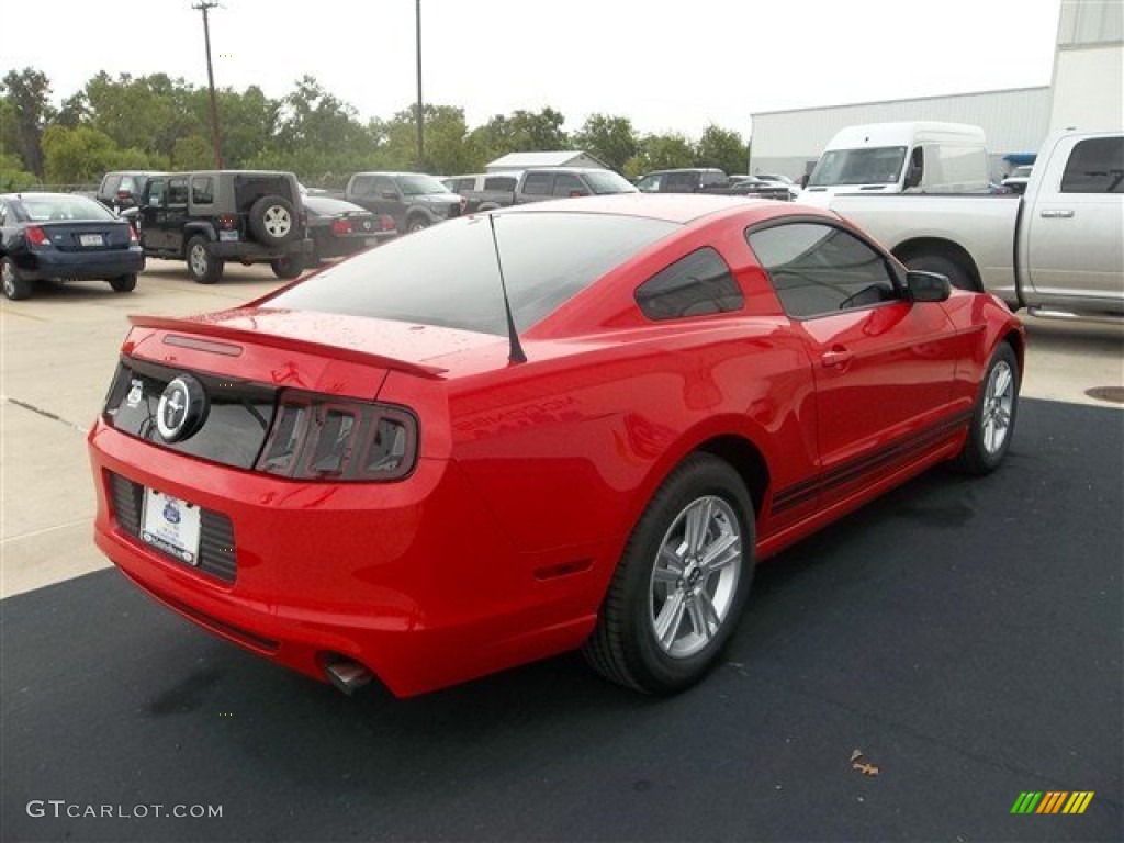 2013 Mustang V6 Coupe - Race Red / Charcoal Black photo #7