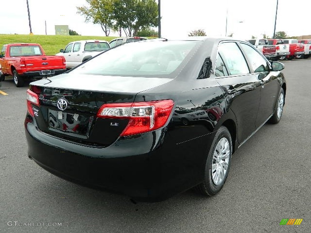 2012 Camry LE - Attitude Black Metallic / Ash photo #3