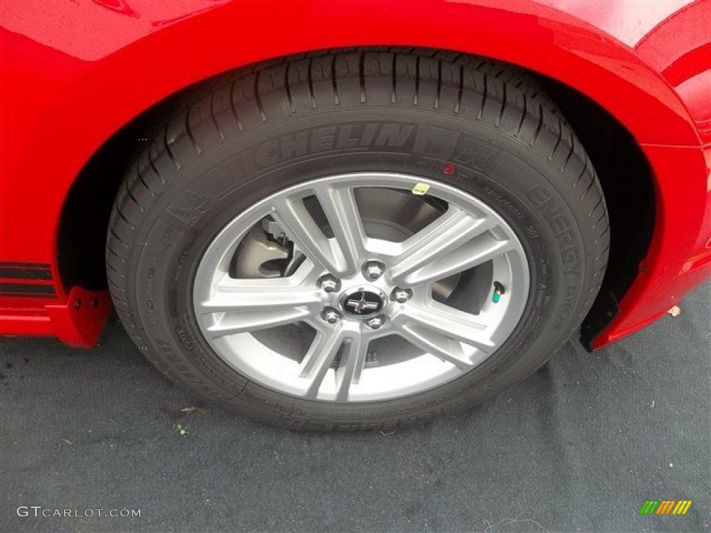 2013 Mustang V6 Coupe - Race Red / Charcoal Black photo #10