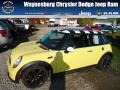 2004 Liquid Yellow Mini Cooper S Hardtop  photo #1