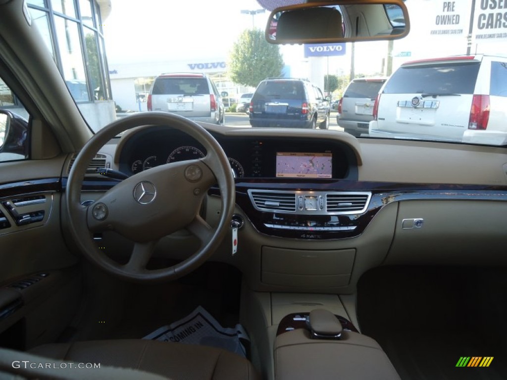 2007 S 550 4Matic Sedan - Barolo Red Metallic / Cashmere/Savanna photo #11