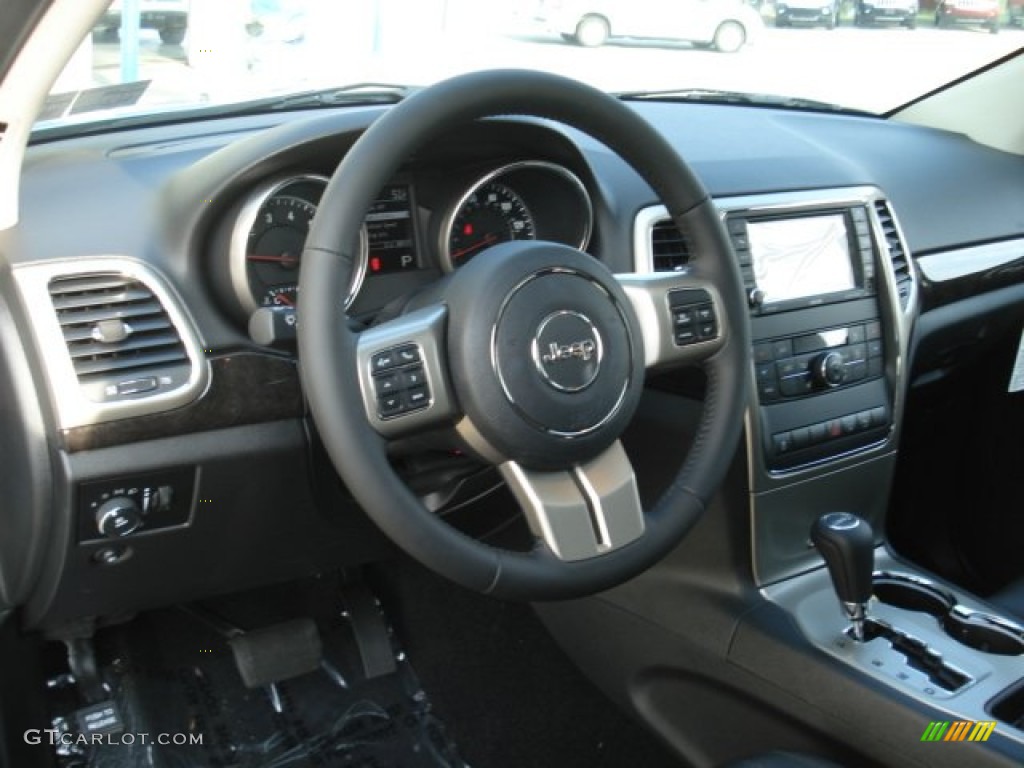 2013 Grand Cherokee Laredo X Package 4x4 - Winter Chill Pearl / Black photo #10