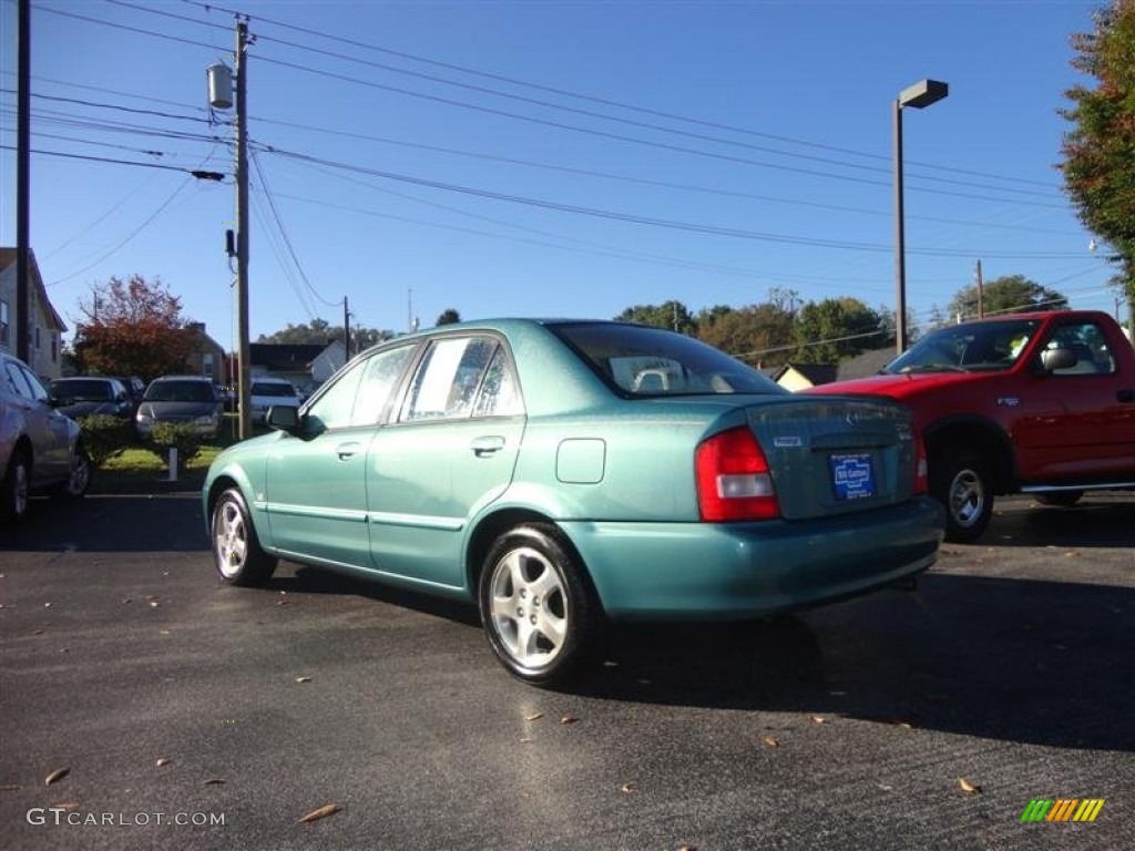 2001 Protege ES - Seabreeze Green Mica / Beige photo #3
