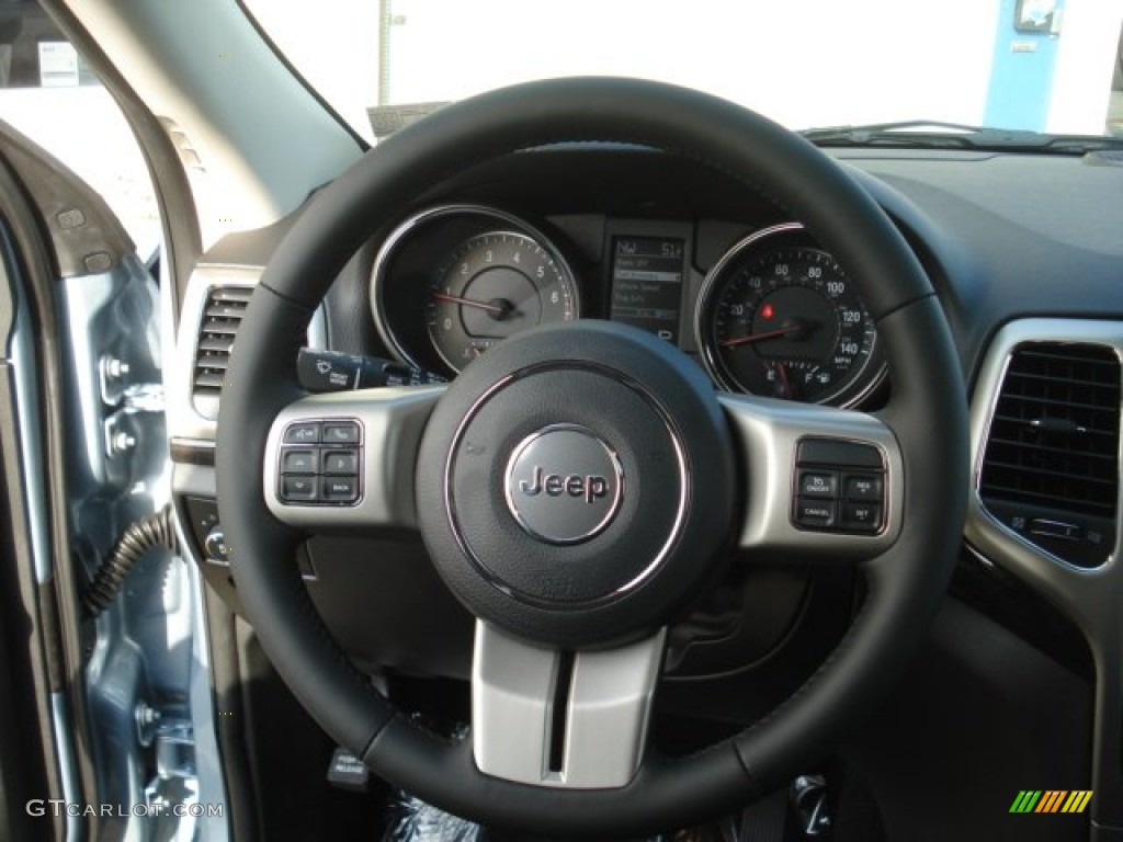 2013 Grand Cherokee Laredo X Package 4x4 - Winter Chill Pearl / Black photo #19