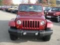 2013 Deep Cherry Red Crystal Pearl Jeep Wrangler Unlimited Rubicon 4x4  photo #3