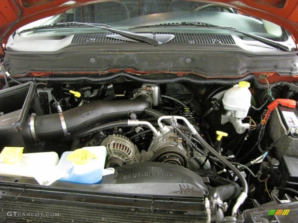 2005 Dodge Ram 1500 SLT Daytona Regular Cab 4x4 Engine Photos
