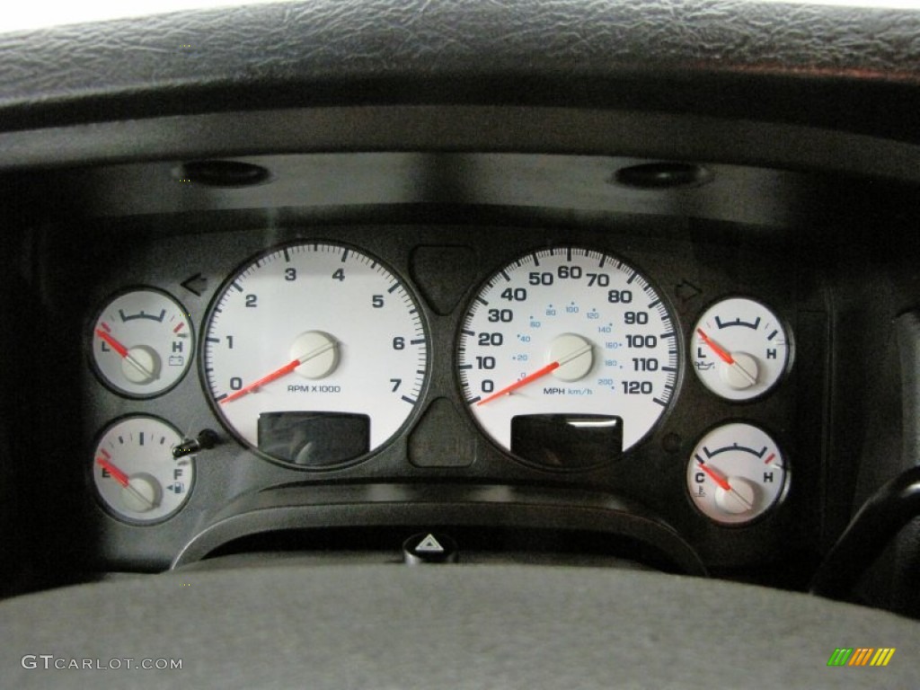 2005 Dodge Ram 1500 SLT Daytona Regular Cab 4x4 Gauges Photos