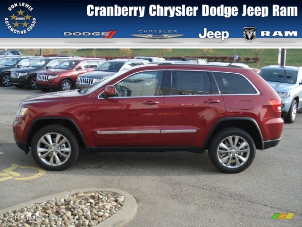 2013 Grand Cherokee Laredo 4x4 - Deep Cherry Red Crystal Pearl / Black photo #1