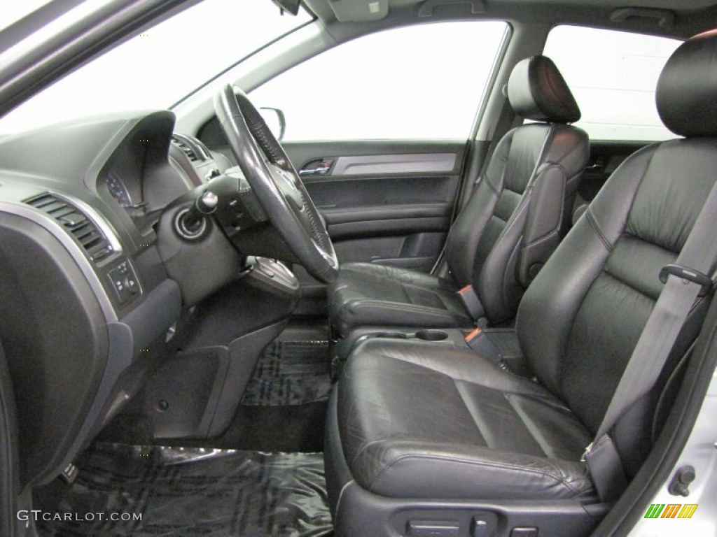 2009 CR-V EX-L 4WD - Alabaster Silver Metallic / Black photo #9