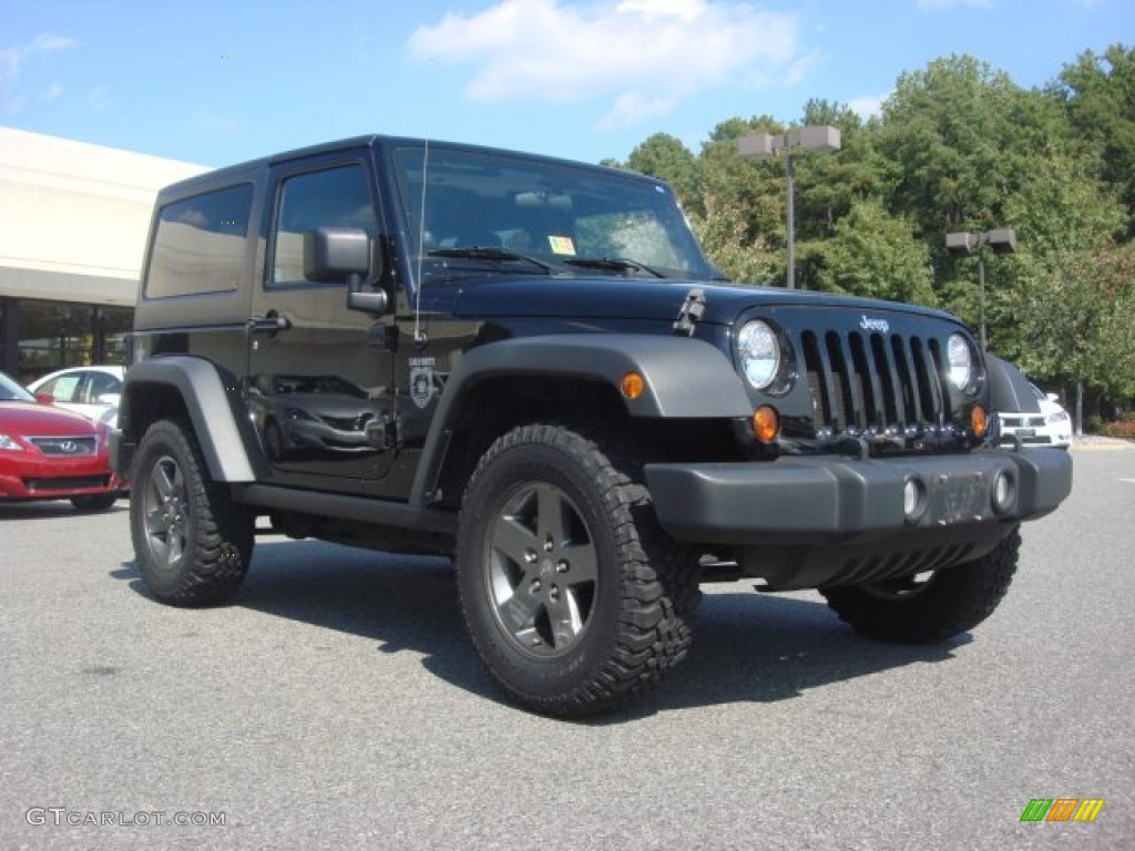 Black 2011 Jeep Wrangler Call of Duty: Black Ops Edition 4x4 Exterior Photo #72375471