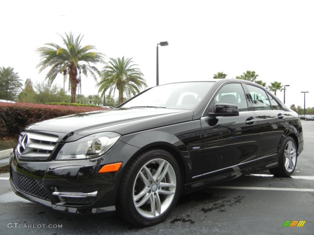 Black 2012 Mercedes-Benz C 250 Sport Exterior Photo #72376437