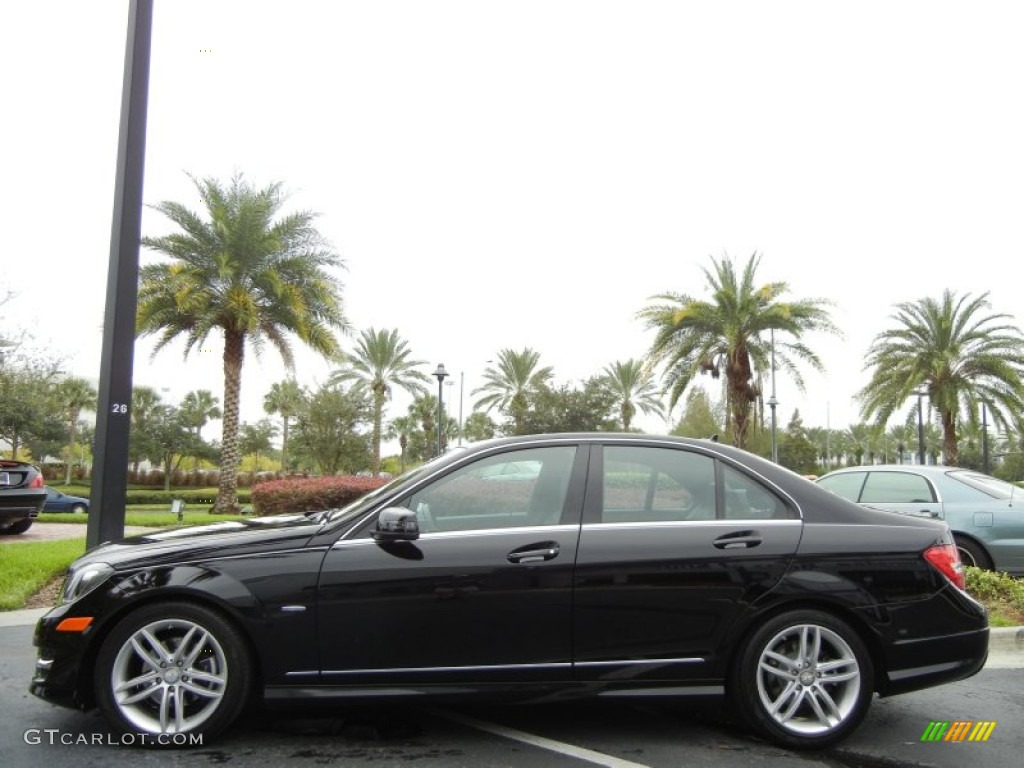 Black 2012 Mercedes-Benz C 250 Sport Exterior Photo #72376458