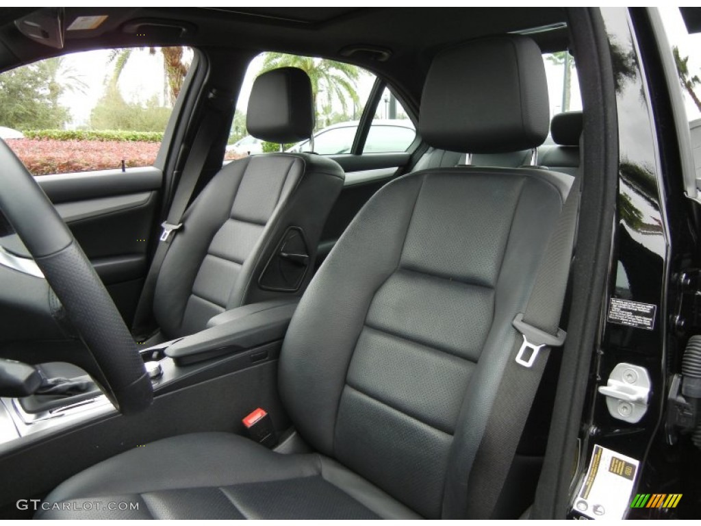 Black Interior 2012 Mercedes-Benz C 250 Sport Photo #72376641