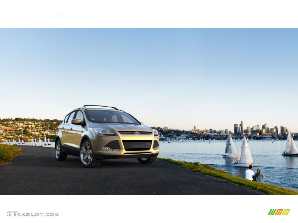 2013 Escape Titanium 2.0L EcoBoost 4WD - White Platinum Metallic Tri-Coat / Charcoal Black photo #11