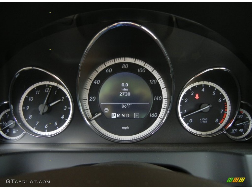 2011 Mercedes-Benz E 550 Cabriolet Gauges Photo #72377625