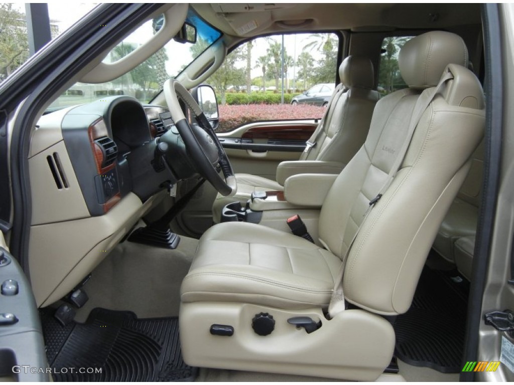 2006 Ford F350 Super Duty Lariat SuperCab 4x4 Front Seat Photo #72379296