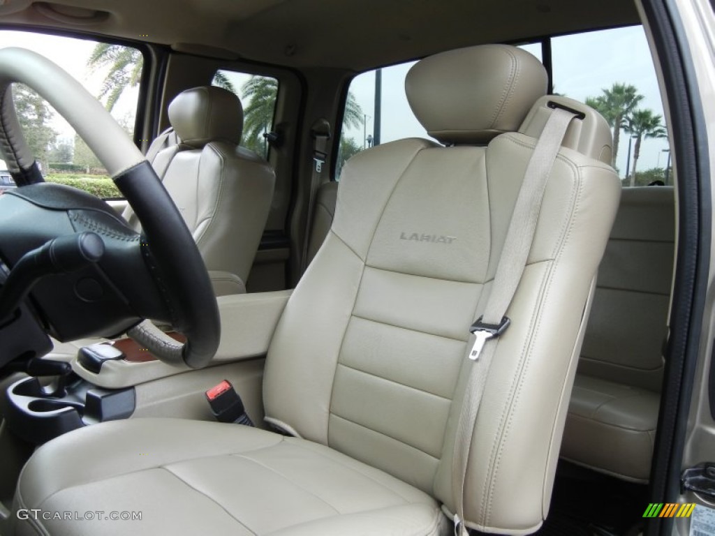 2006 Ford F350 Super Duty Lariat SuperCab 4x4 Front Seat Photo #72379323