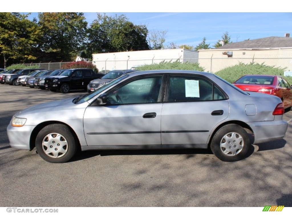 2000 Accord DX Sedan - Satin Silver Metallic / Quartz photo #8