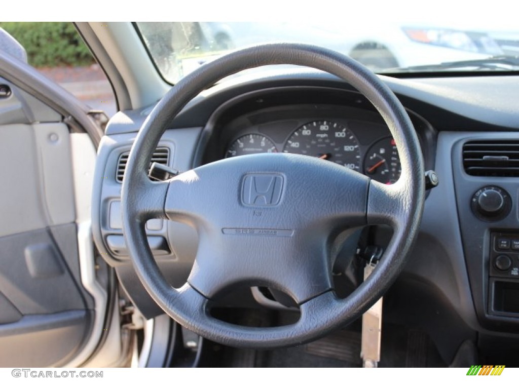 2000 Honda Accord DX Sedan Quartz Steering Wheel Photo #72379998