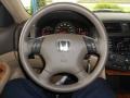 Ivory 2005 Honda Accord EX-L Sedan Steering Wheel