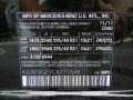 040: Black 2012 Mercedes-Benz GL 550 4Matic Color Code
