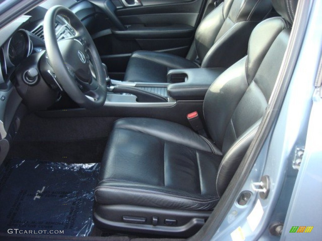 Ebony Interior 2009 Acura TL 3.7 SH-AWD Photo #72380625