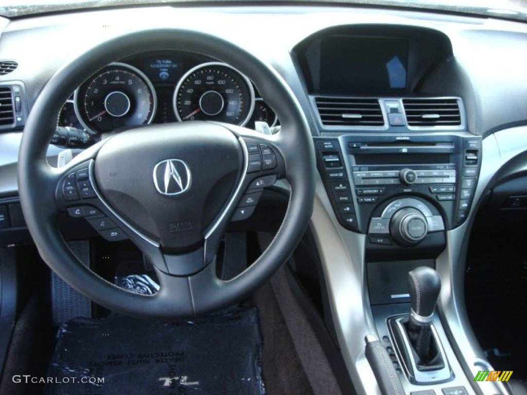 2009 Acura TL 3.7 SH-AWD Ebony Dashboard Photo #72380667