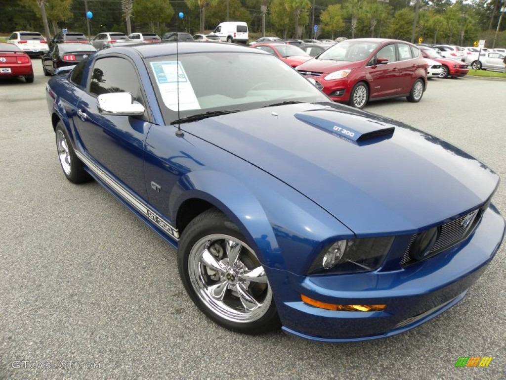 2008 Mustang GT Premium Coupe - Vista Blue Metallic / Dark Charcoal photo #1