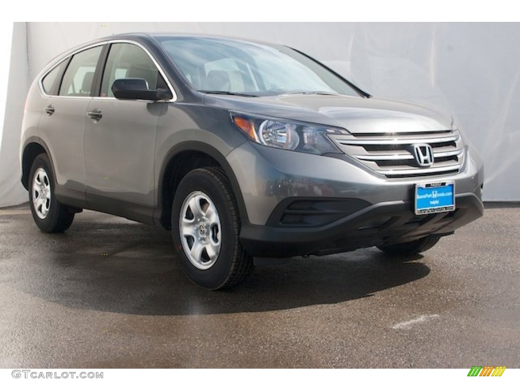 2013 CR-V LX - Polished Metal Metallic / Gray photo #1