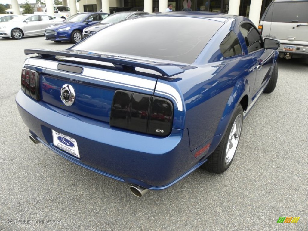 2008 Mustang GT Premium Coupe - Vista Blue Metallic / Dark Charcoal photo #9