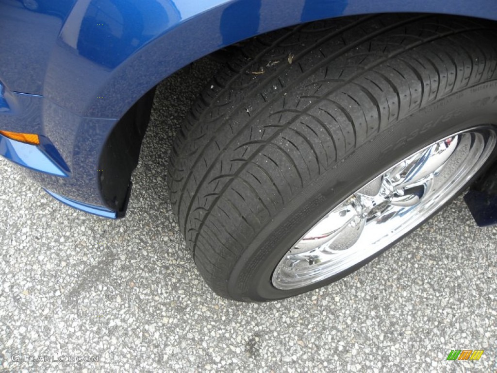 2008 Mustang GT Premium Coupe - Vista Blue Metallic / Dark Charcoal photo #13