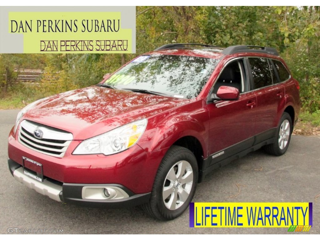 Ruby Red Pearl Subaru Outback