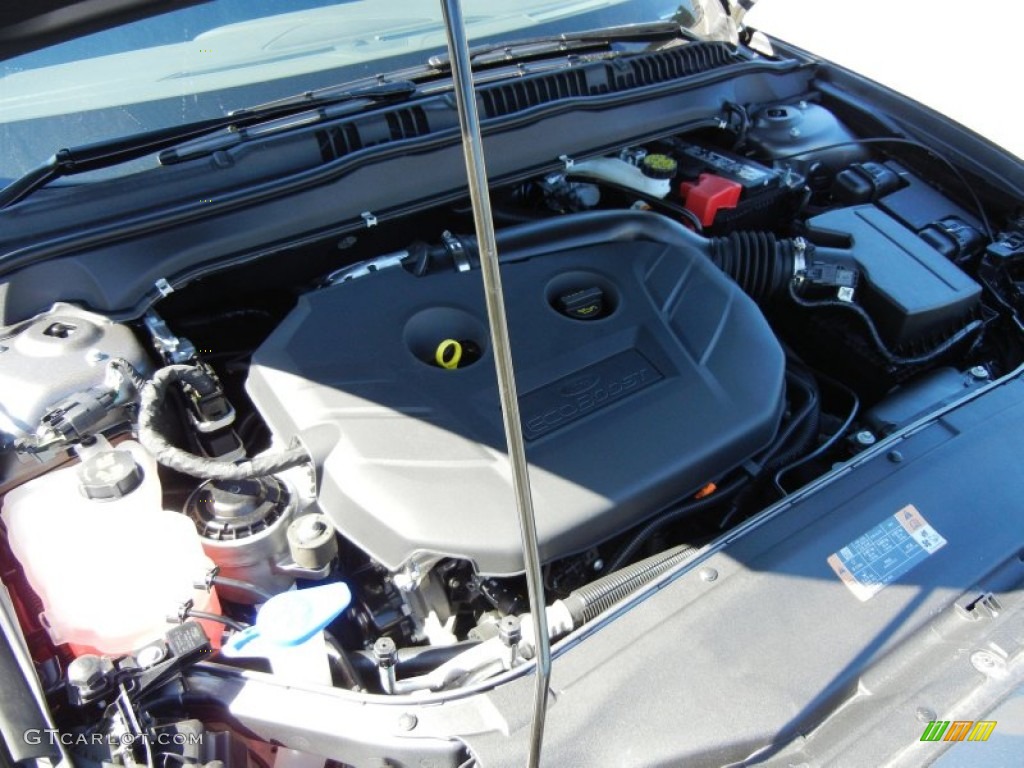 2013 Ford Fusion Titanium 2.0 Liter EcoBoost DI Turbocharged DOHC 16-Valve Ti-VCT 4 Cylinder Engine Photo #72382749