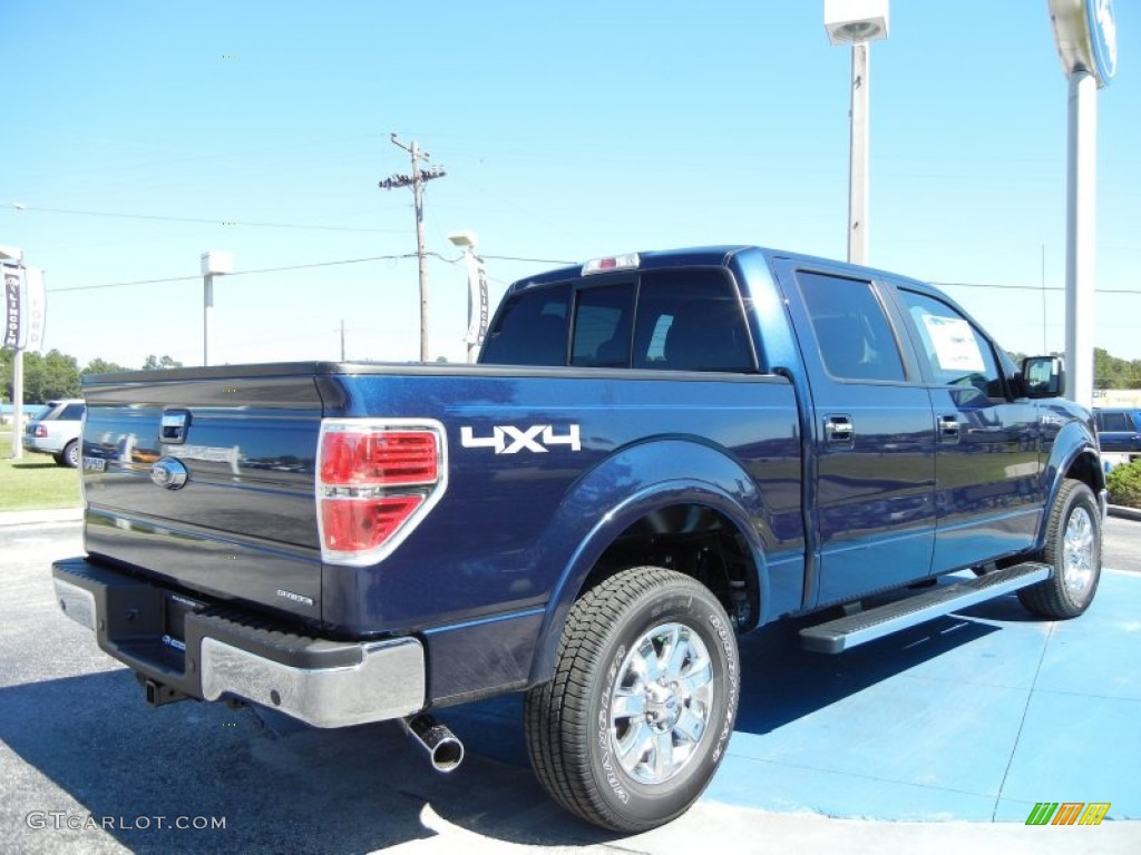 Blue Jeans Metallic 2013 Ford F150 Lariat SuperCrew 4x4 Exterior Photo #72382852