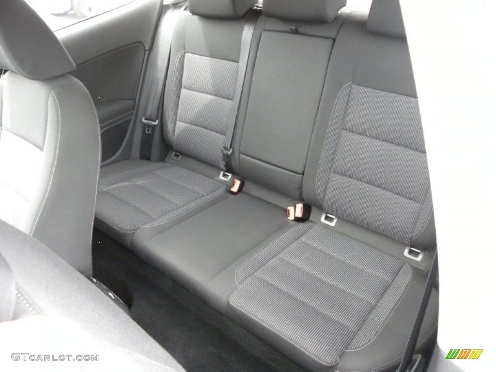 Titan Black Interior 2011 Volkswagen Golf 2 Door TDI Photo #72383382