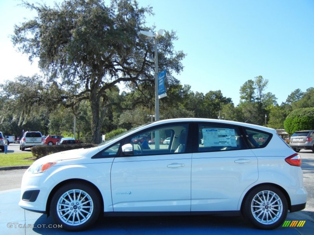 White Platinum 2013 Ford C-Max Hybrid SE Exterior Photo #72384093
