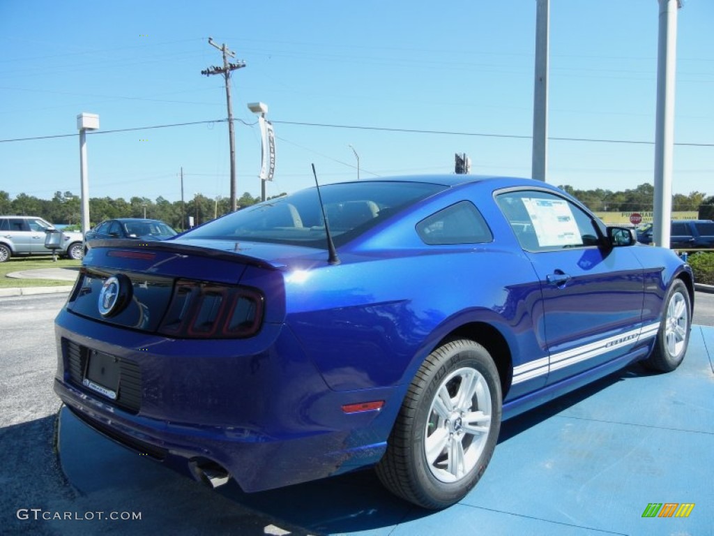 Deep Impact Blue Metallic 2013 Ford Mustang V6 Coupe Exterior Photo #72385347