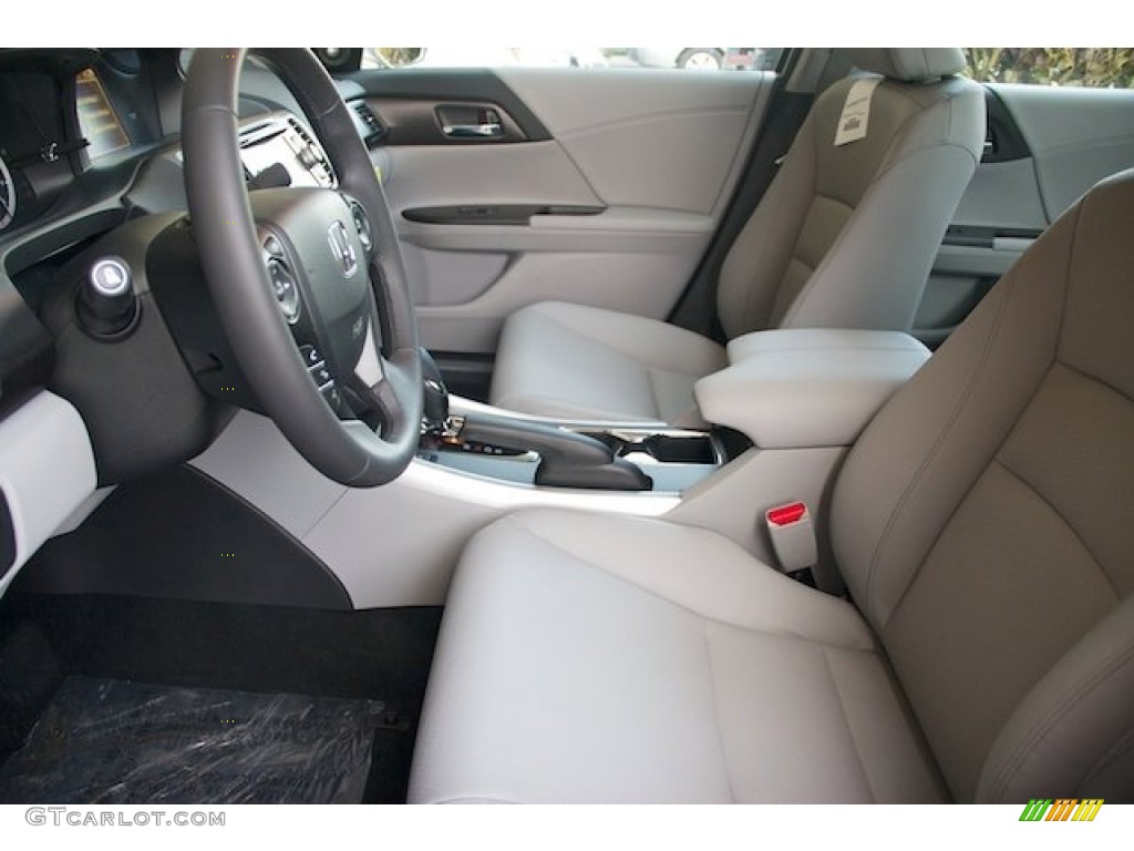 2013 Accord EX-L Sedan - Modern Steel Metallic / Gray photo #9